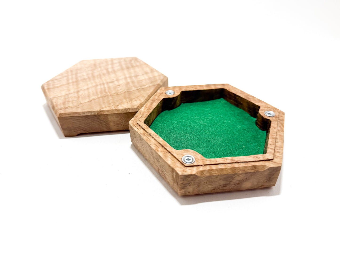 Hexagonal dice box