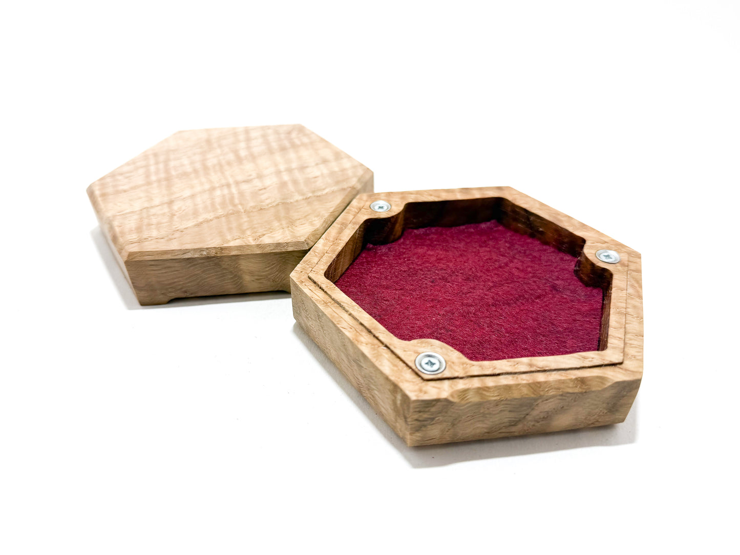 Hexagonal dice box