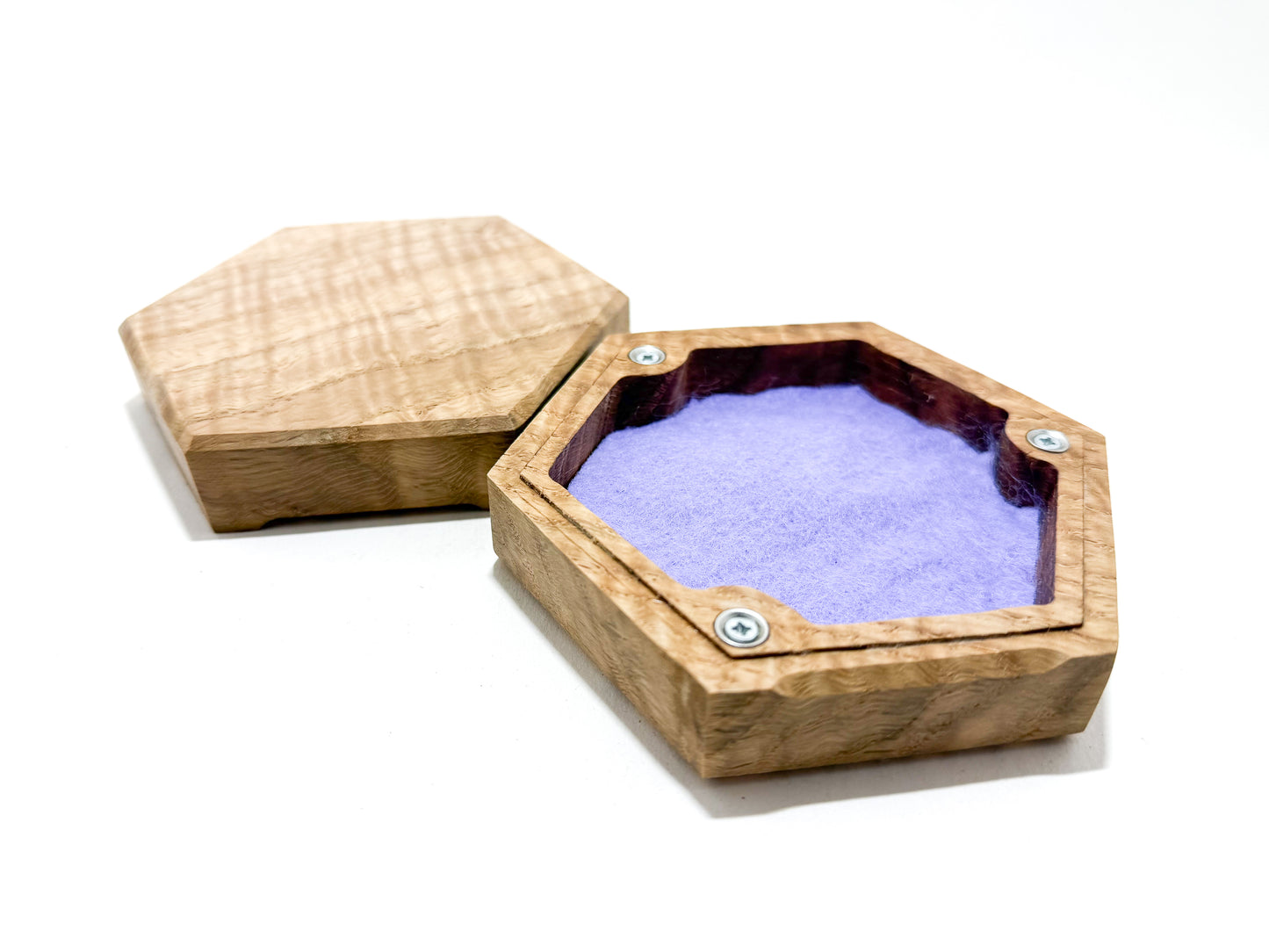Hexagonal dice box