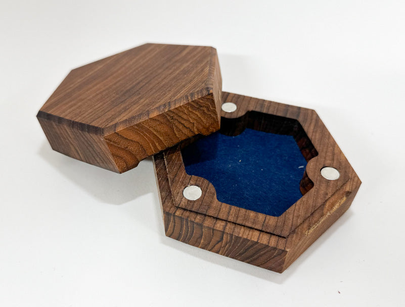 Hexagonal dice box